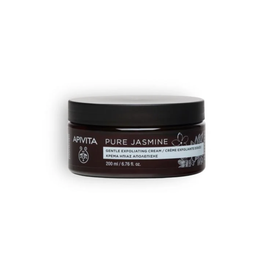 Apivita Pure Jasmine Κρέμα Ήπιας Απολέπισης, 200ml