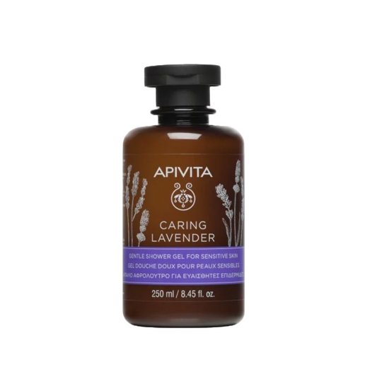Apivita Caring Lavender Shower gel For  Sensitive Skin, 250ml