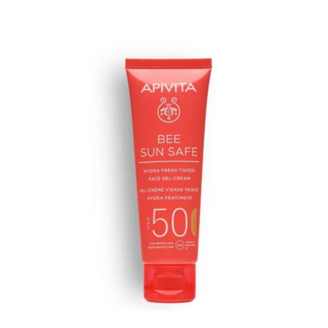 Apivita Bee Sun Safe Hydra Fresh Face Gel Tinted SPF50, 50ml