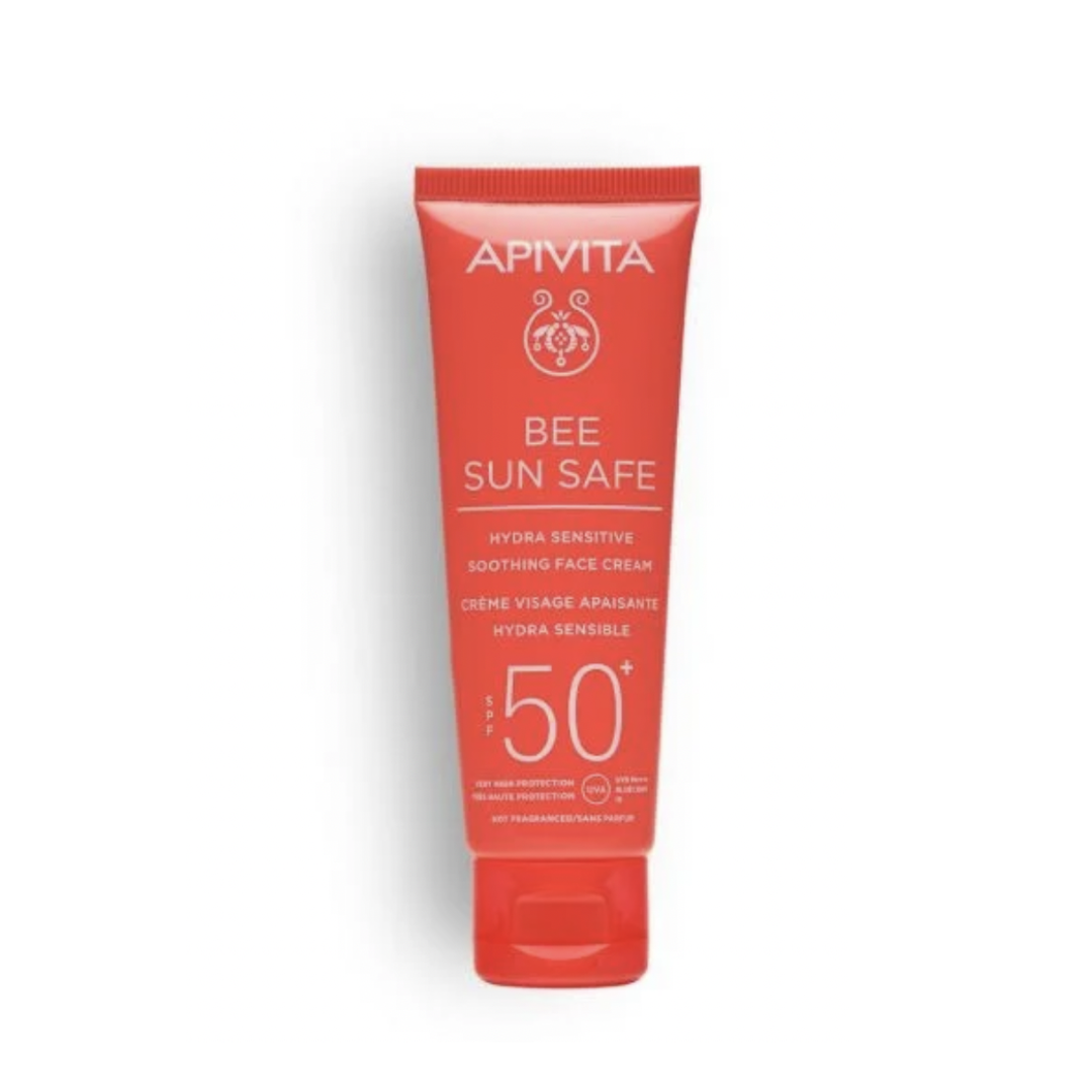 Apivita Bee Sun Safe Hydra Sensitive Soothing Face Gel SPF50, 50ml