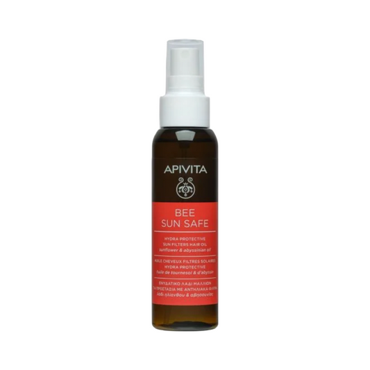 Apivita Bee Sun Safe Hydra Protective Sun Filters Hair Oil, 100ml