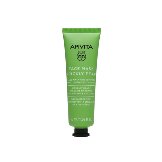 Apivita Face MAsk Prickly για Ενυδάτωση & Καταπράυνση