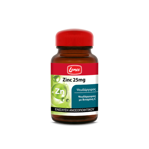 Lanes Zinc 25mg, 30 Δισκία
