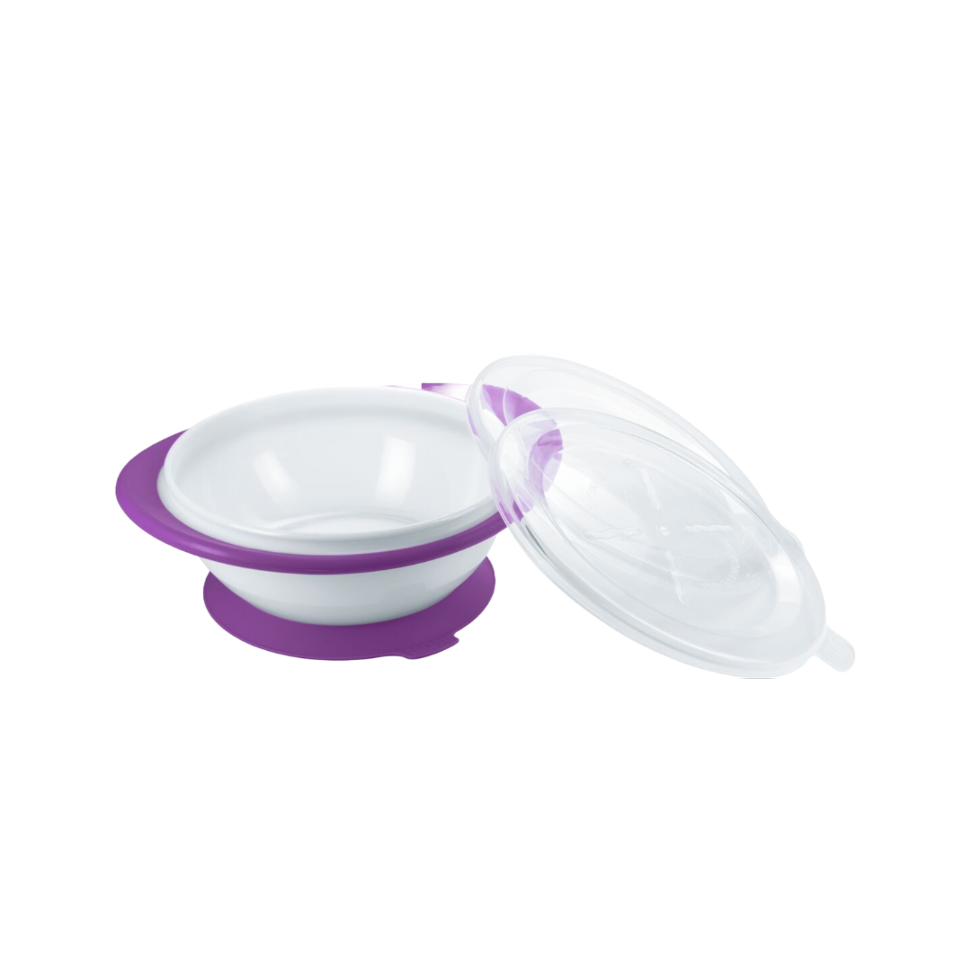 NUK Easy Learning Bowl Με Καπάκι 6m+