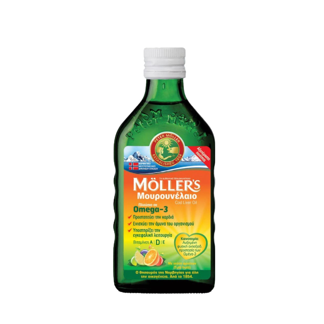 MÖLLER’S Μουρουνέλαιο Υγρό, 250ml
